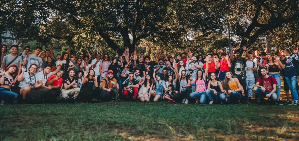 an example team meetup image taken from unsplash